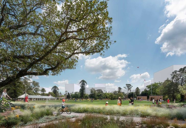 Across the site, 10.5 hectares of public open space is intended for diverse uses, including sports fields, parks and gardens, plazas and play spaces.