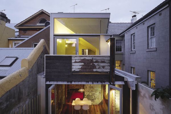 The Fitzroy Terrace uses as much salvaged material as possible.