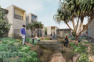 A proposed social housing demonstration project in Southport, Queensland by Anna O'Gorman.