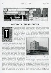 The obsessive enumeration of The Salon’s review of the Automatic Bread Factory, Brisbane. The Salon, August 1914.