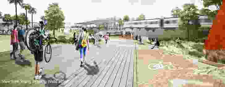 Proposal for the new Frankston railway station by Grimshaw.