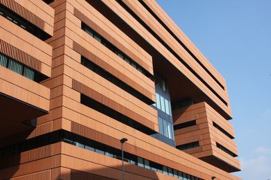 Campari Headquarters in Italy designed by Mario Botta.