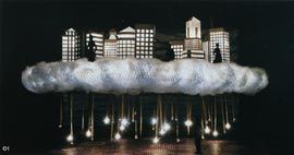 Design for Le Grande Macabre, by Gyorgy Ligeti, for the Komische Oper for 2003.