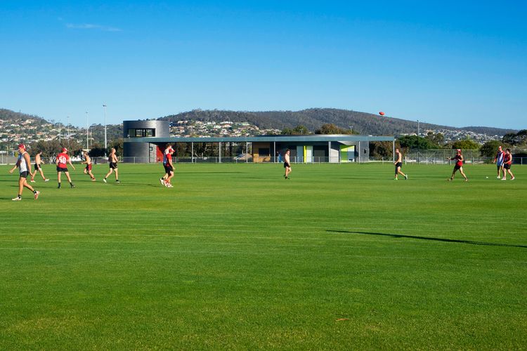 Clarence High School Oval Sports Pavilion ArchitectureAu