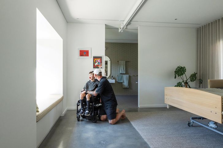 Owen and his father.