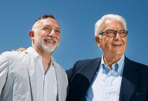 Hashim Sarkis (left) and Paolo Baratta (right).
