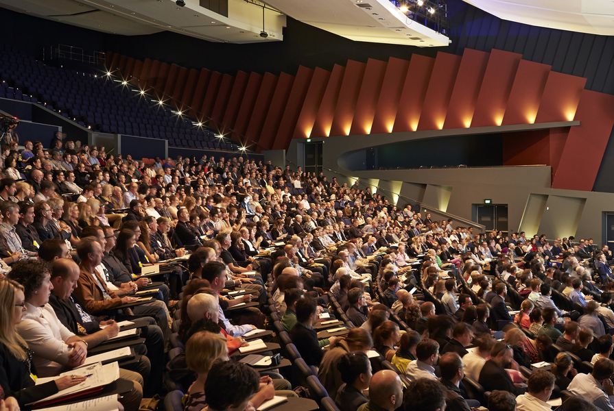 The audience at Making, the 2014 National Architecture Conference held at the Perth Convention and Exhibition Centre.