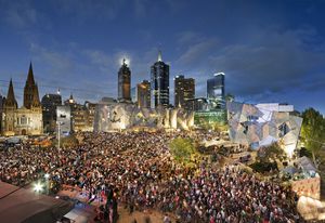 Melbourne’s meeting point, Federation Square turns ten on 26 October 2012.
