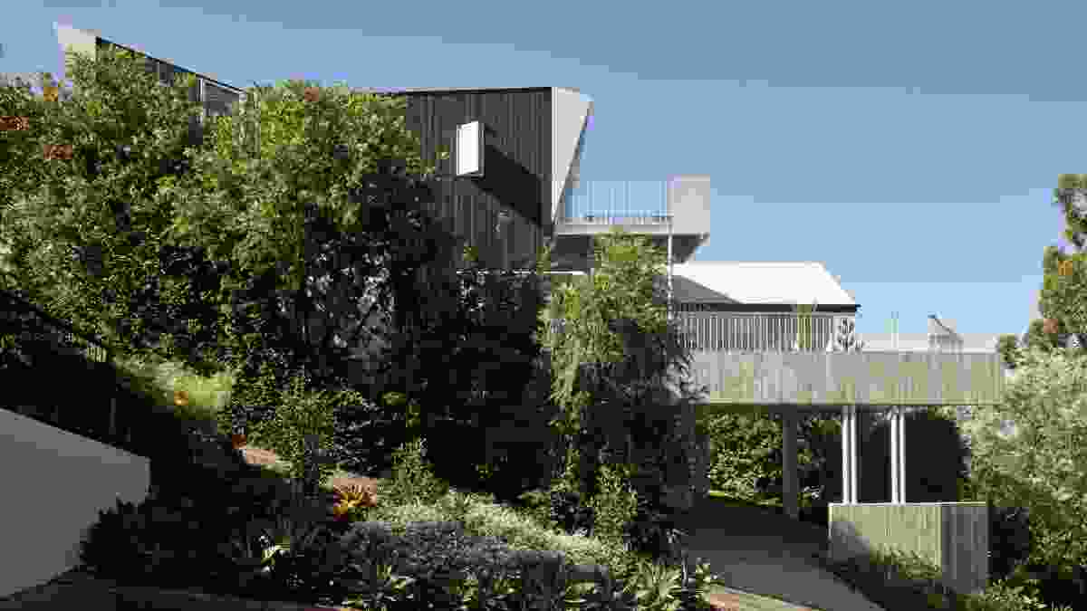 Ashgrove Hillside House by Kieron Gait Architects.