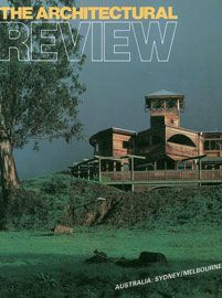 Hackford house on The Architectural Review cover, 1985.