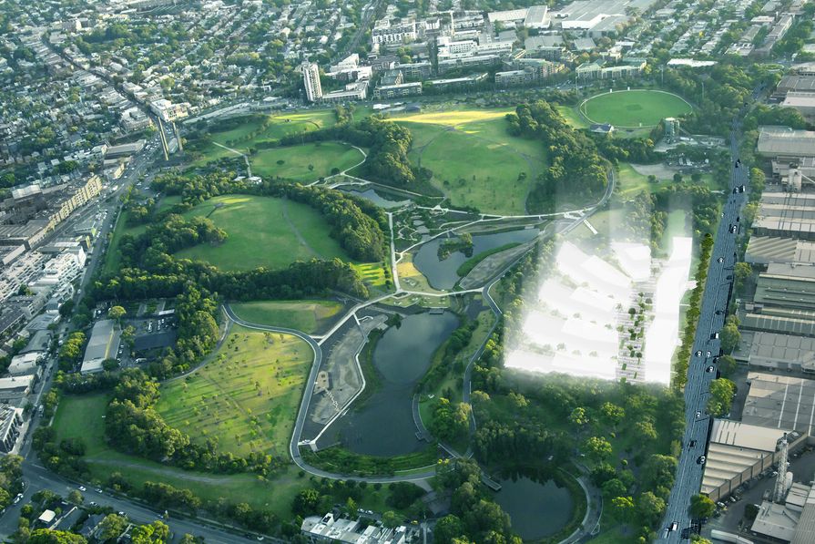 Four Teams Compete To Design Sydney Park Apartments Architectureau The One Sydney Park Site In Alexandria