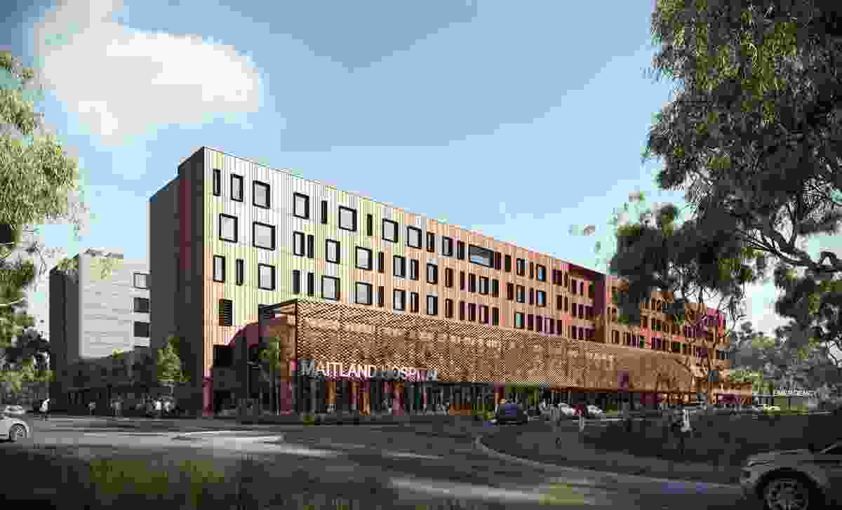 The proposed Maitland Hospital by BVN.