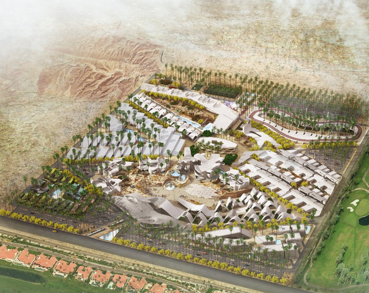 The masterplan of Boom by HWKN in Palm Springs, USA, demonstrates a variety of approaches to aged living.