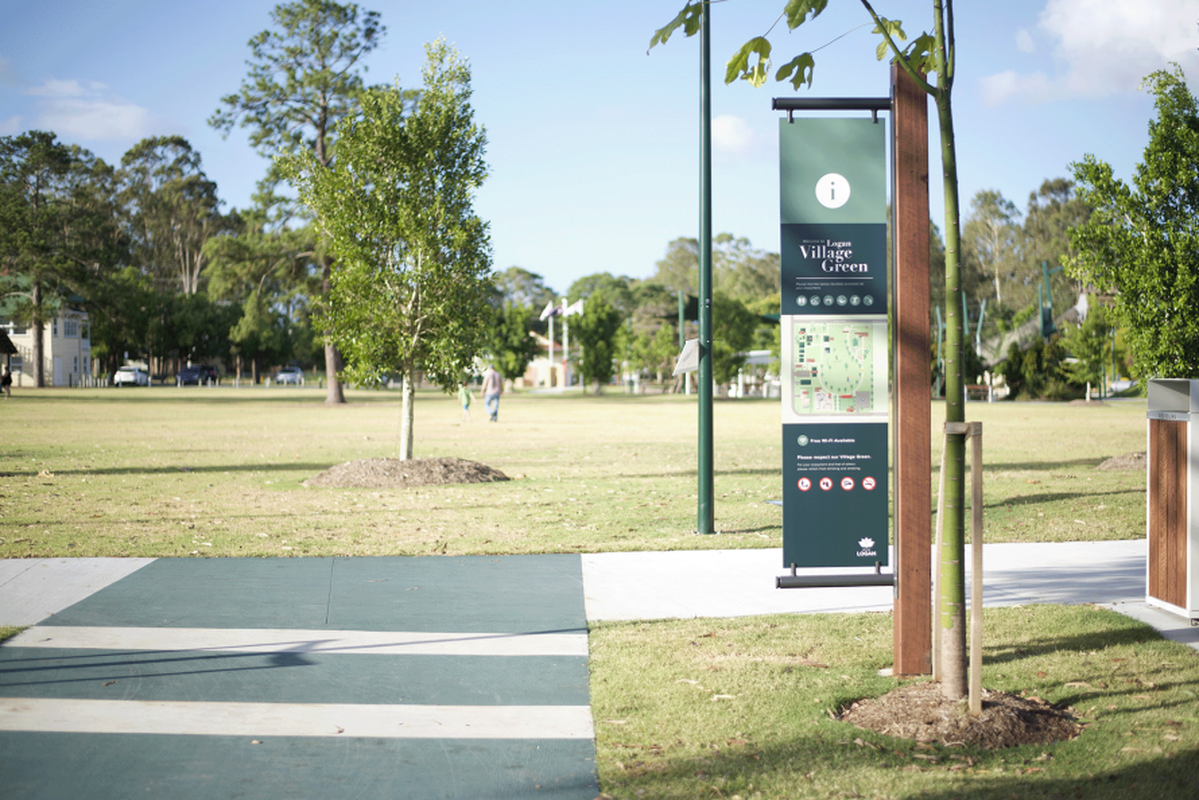 Logan City Council, TLCC, Bligh Tanner, Fleetwood Urban, Convic and Dot Dash with Logan City Council, Epoca, Burchills and DotDash were announced joint winner of the 2023 Movement and Place Award, following their design of the Logan Village Green Revitalisation.