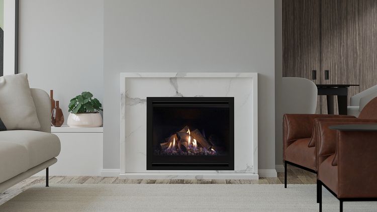 DF series gas fireplaces by Escea | ArchitectureAu