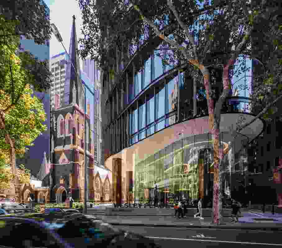 Commendation for Commercial Architecture: Wesley Place, 130 Lonsdale Street by Cox Architecture.