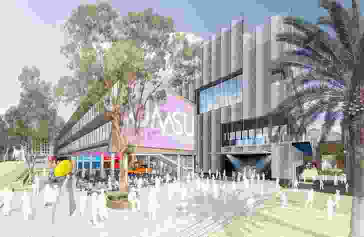 The proposed New Student Precinct at the University of Melbourne to be designed by a Lyons Architecture-led team.