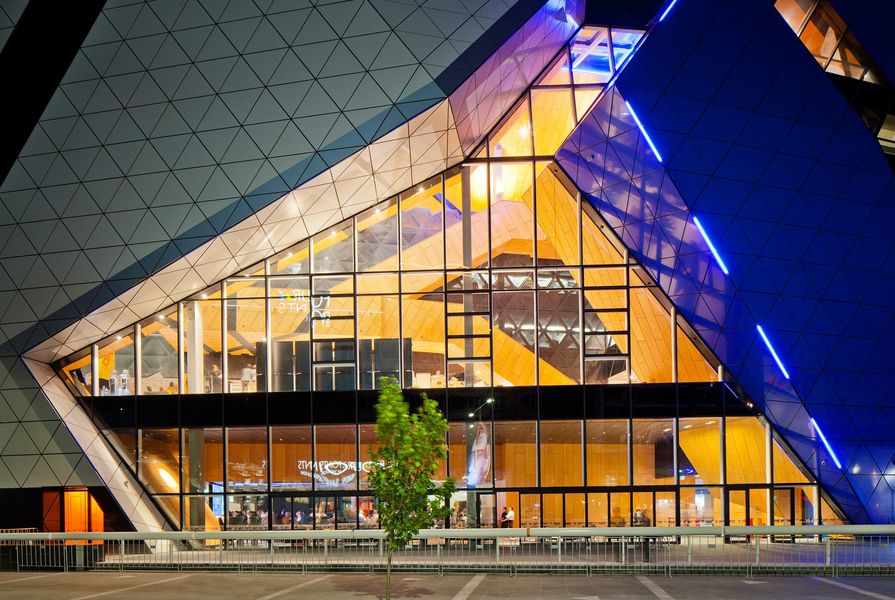 Perth Arena by Cameron Chisholm Nicol and ARM Architecture (joint venture).