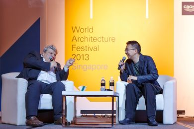 Jeremy Melville in conversation with Sou Fujimoto.