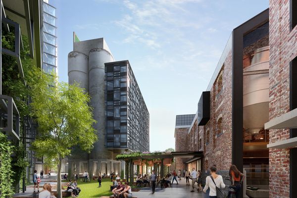 Parts of the heritage-listed silos and malt houses will be adapted and incorporated into the development, which will also include a micro-brewery.