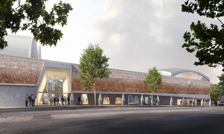 A secondary entrance will be established on Harris Street.