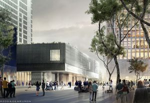 M+, a museum of visual culture, by Herzog and de Meuron.