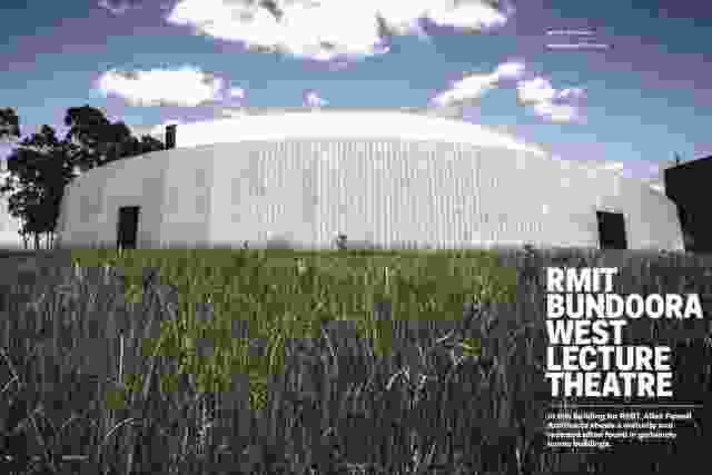 RMIT Bundoora West Lecture Theatre by Allan Powell Architects.