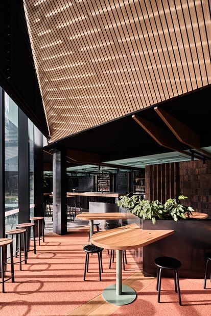 Three new dining venues at Melbourne Airport by Techne Architecture and ...