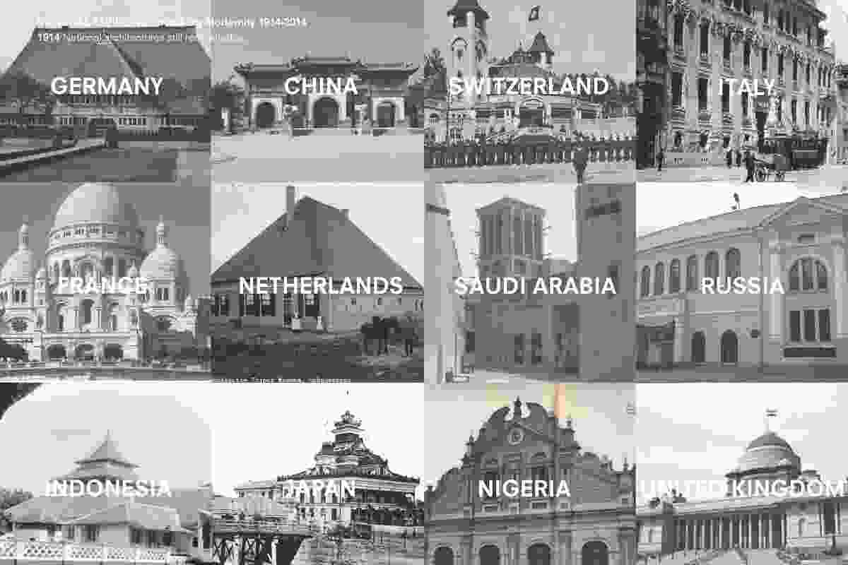 Absorbing Modernity 1914–2014 invites countries to show how their national architectural identities have been erased through modernity. The proposition being that In 1914, national architecture is still recognizable. 