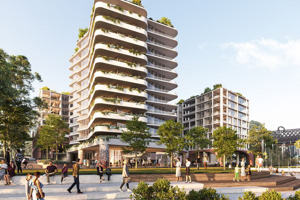 The project will focus on a connection to the Parramatta River, with low- to mid-rise buildings expected to engage with the foreshore park.