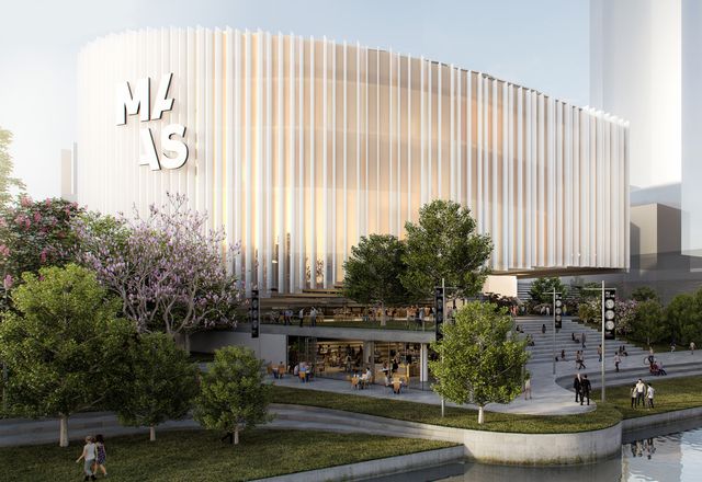 Indicative design for the proposed Powerhouse Museum in Parramatta.