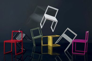 Silla chair for Ziru at the 2012 Milan Furniture Fair.