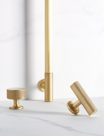 Sparkbrook brass hooks and handles from Gregory Croxford Living.
