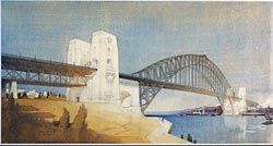 Tender A2
– Proposed arch bridge
across Sydney Harbour.
Cyril A. Farey, 1923.
State Records NSW.