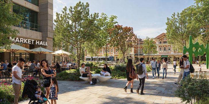 A new “People’s Walk” is planned to connect Central Perth Station. Pictured: collage view.