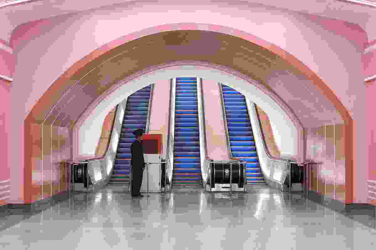 Pyongyang metro.