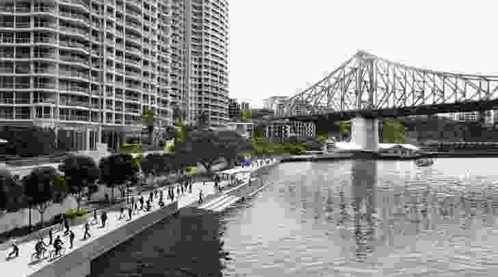 The City Reach Waterfront Masterplan affects a 1.2-kilometre stretch of the waterfront between the City Botanic Gardens and Howard Smith Wharves.