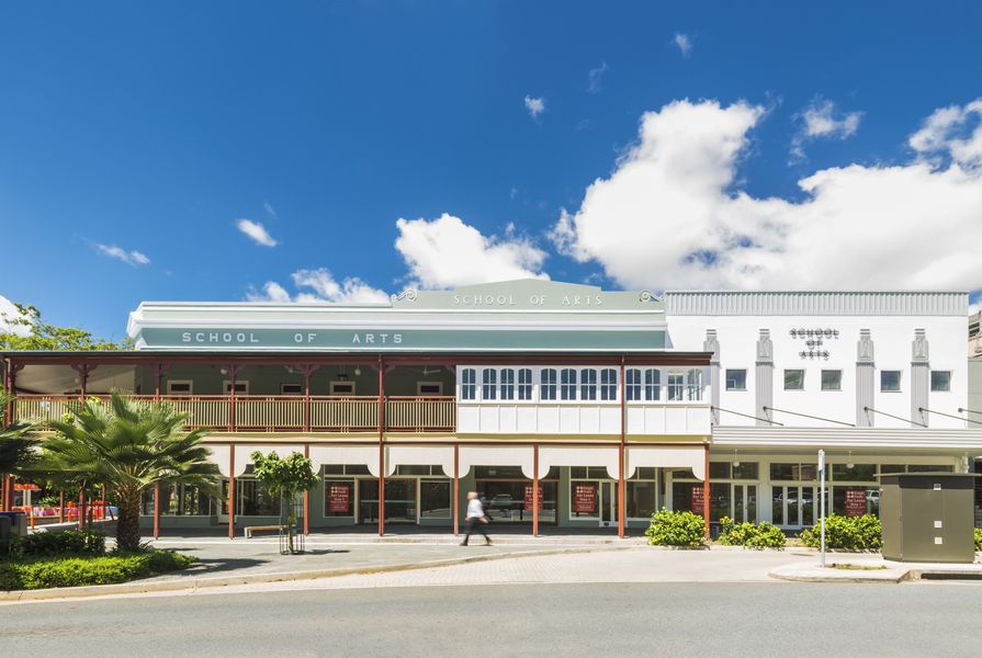 TPG Architects' extensions to and heritage adaptation of the School of Arts, Cairns Museum building (2017) restore the city's oldest public building while also adding a new chapter to the building's story.