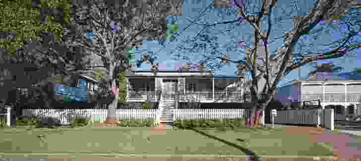 The original Queenslander house, built around 1900, has been restored.