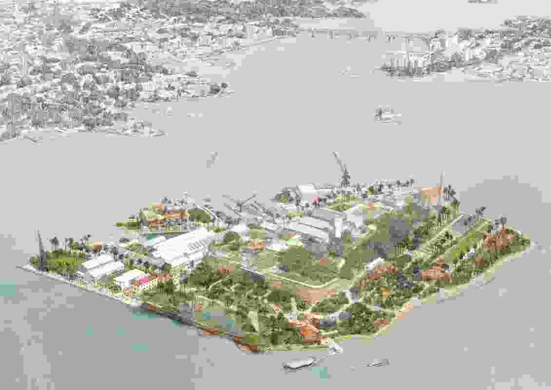 The Harbour Trust's draft vision for Cockatoo Island.