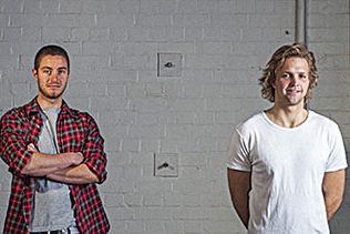 Alec Balcombe (left) and David Houbaer (right) of Dhab Studios.