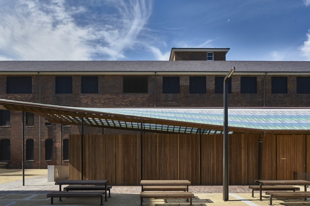Public Amenities at the Banga Community Shed by Peter Stutchbury Architecture.