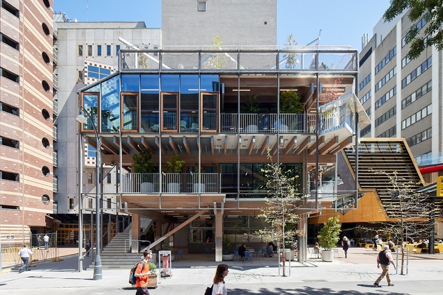 New Academic Street, RMIT University by Lyons with NMBW Architecture Studio, Harrison and White, MvS Architects and Maddison Architects.