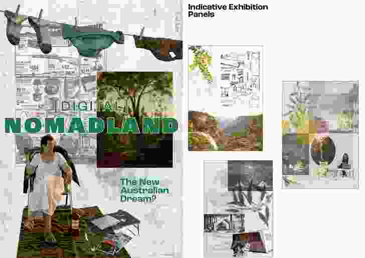 The Digital Nomadland competition entry – the proposal questions the way humans currently inhabit the planet and provokes consideration of radical alternatives.