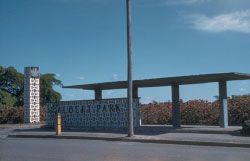 Entrance to Albert Park, 1957.