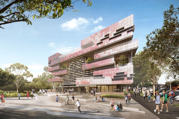 The proposed South Melbourne Primary School by Hayball was named Future Project of the Year at the 2016 WAF Awards.