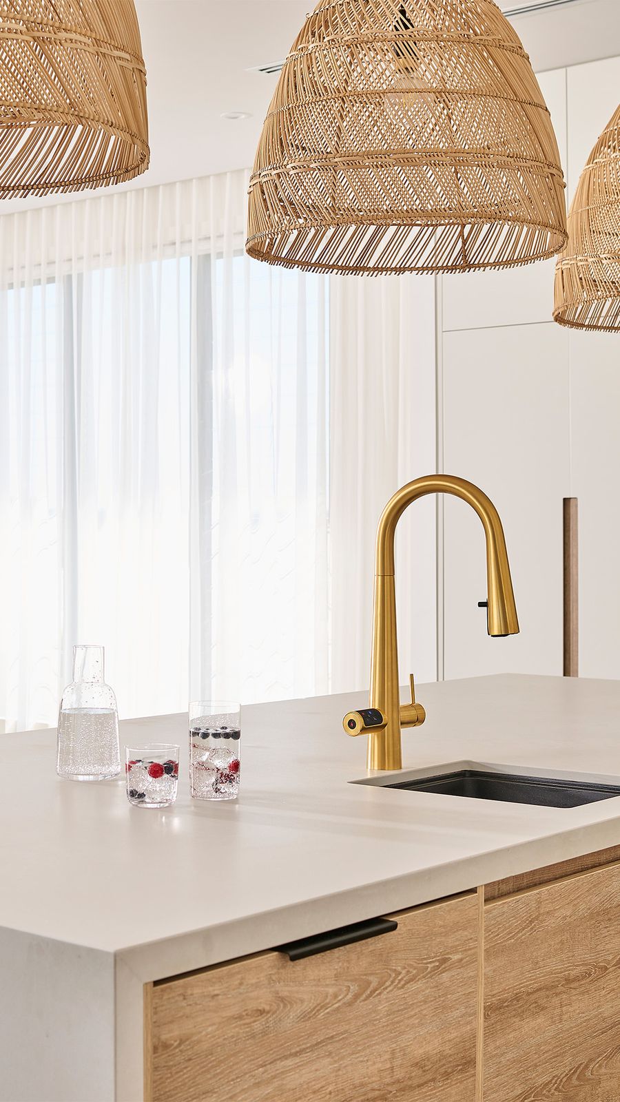 HydroTap Celsius Plus All-In-One Pull-Out tap by Zip Water | ArchitectureAu