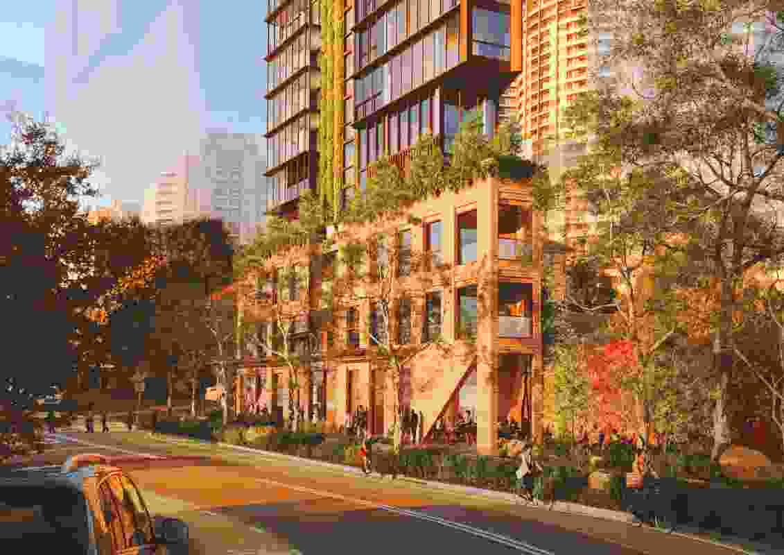 18-storey mixed-use tower proposed for 58 Anderson Street, Chatswood.