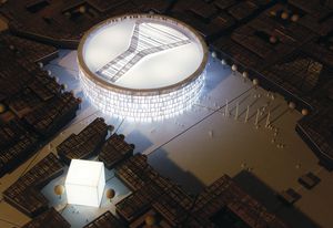 Assemblage’s winning scheme for the Iraqi parliament complex in Baghdad.