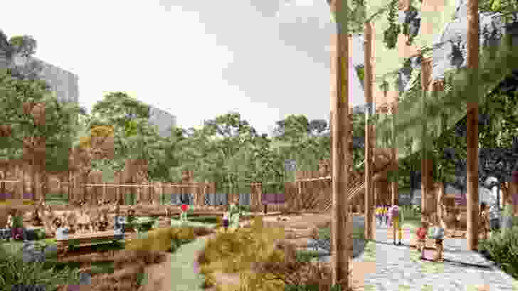 Five rival designs for new Western Sydney ‘Central Park’ - Design ...